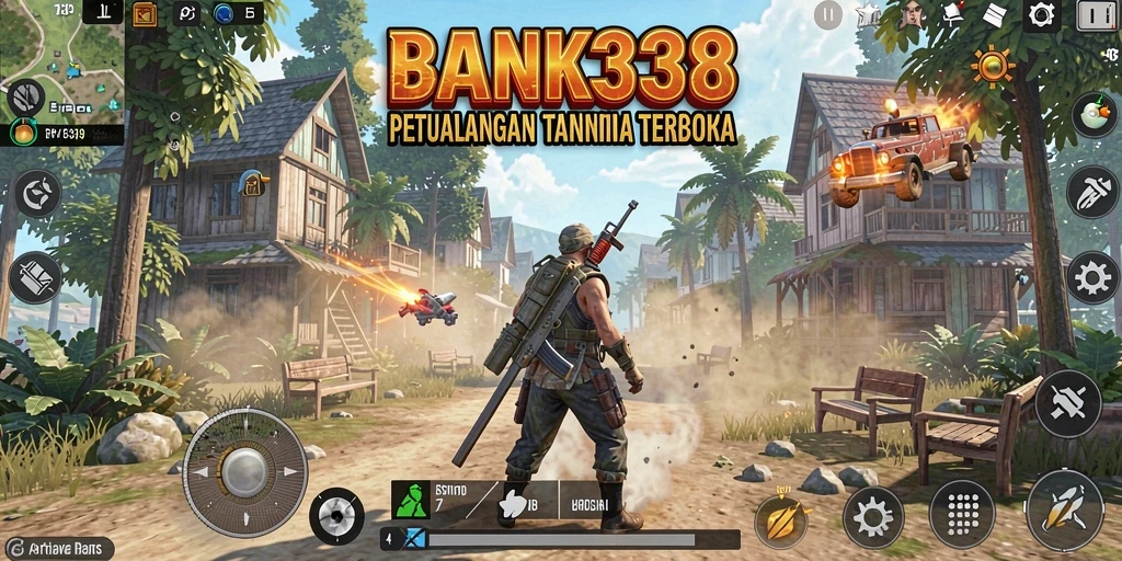 Screenshot dari gameplay menakjubkan BANK338 yang menggambarkan dunia terbuka.