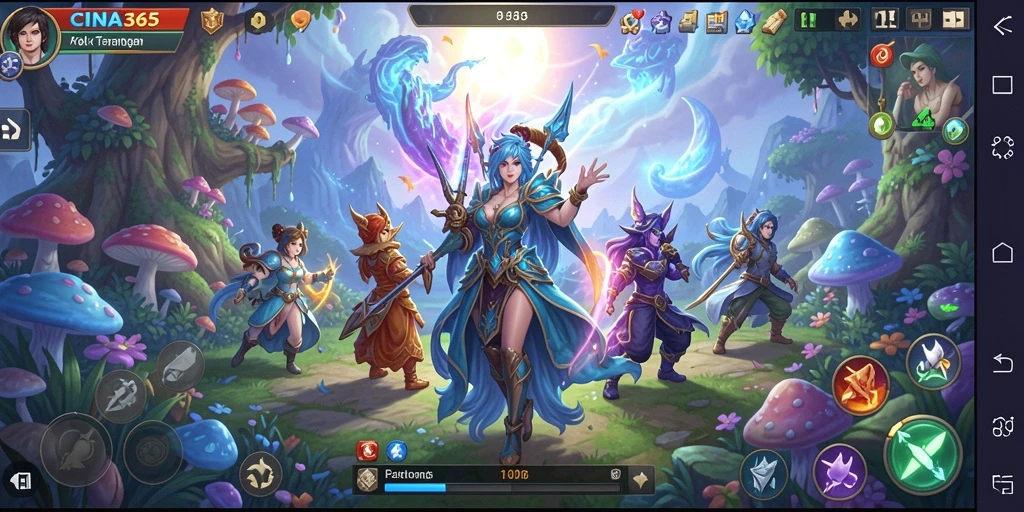 Screenshot gameplay CINA365 menunjukkan aksi petualangan menarik.