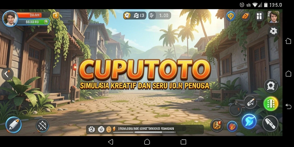 Tampilan menarik CUPUTOTO yang menunjukkan kreativitas dalam gameplay.