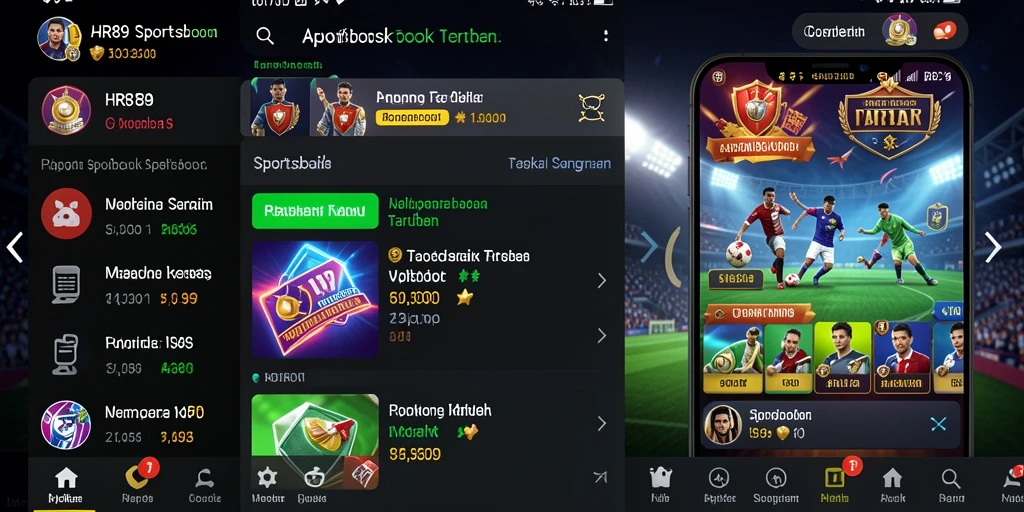 Tampilan gameplay menarik dari aplikasi Sportsbook HR89.