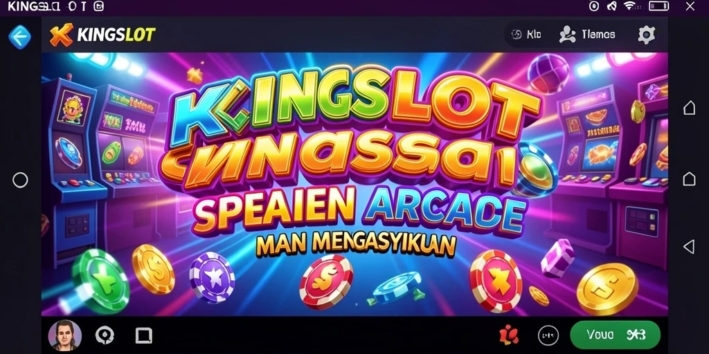 Tampilan gameplay menarik dari KINGSLOT yang menampilkan berbagai mesin slot.