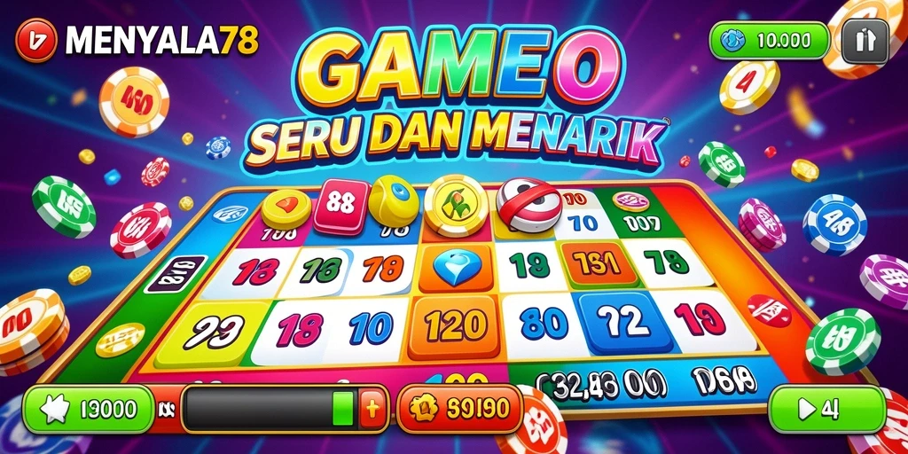Screenshot menunjukkan tampilan gameplay Bingo yang seru.
