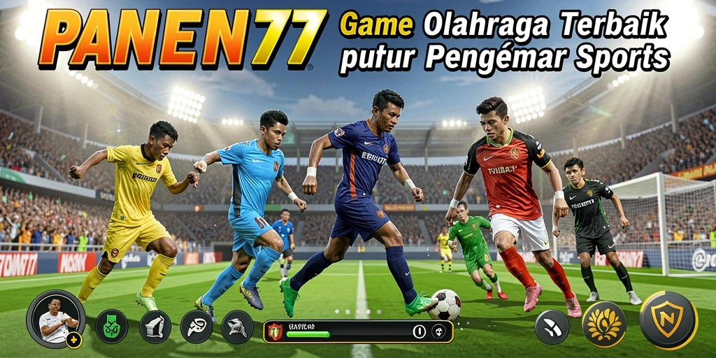 Screenshot utama menampilkan aksi seru permainan olahraga PANEN77.