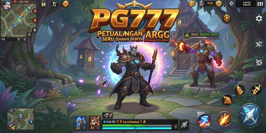 Tampilan gameplay PG777 yang menegangkan dalam pertarungan ARPG.