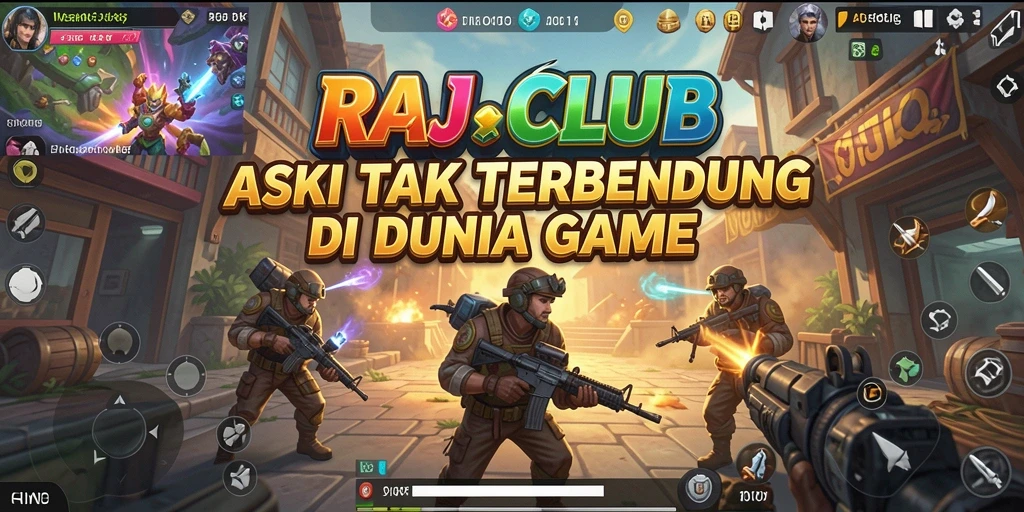 Tampilan aksi seru dalam gameplay RAJACLUB.