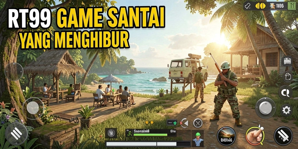 Gameplay santai dan seru di RT99 dengan karakter menarik.