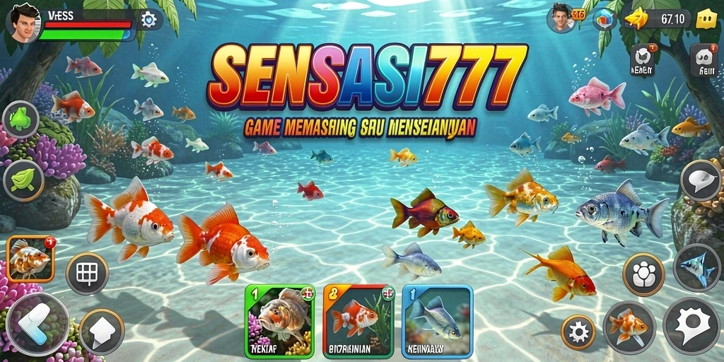 Screenshot gameplay SENSASI777 menampilkan pengalaman memancing seru.