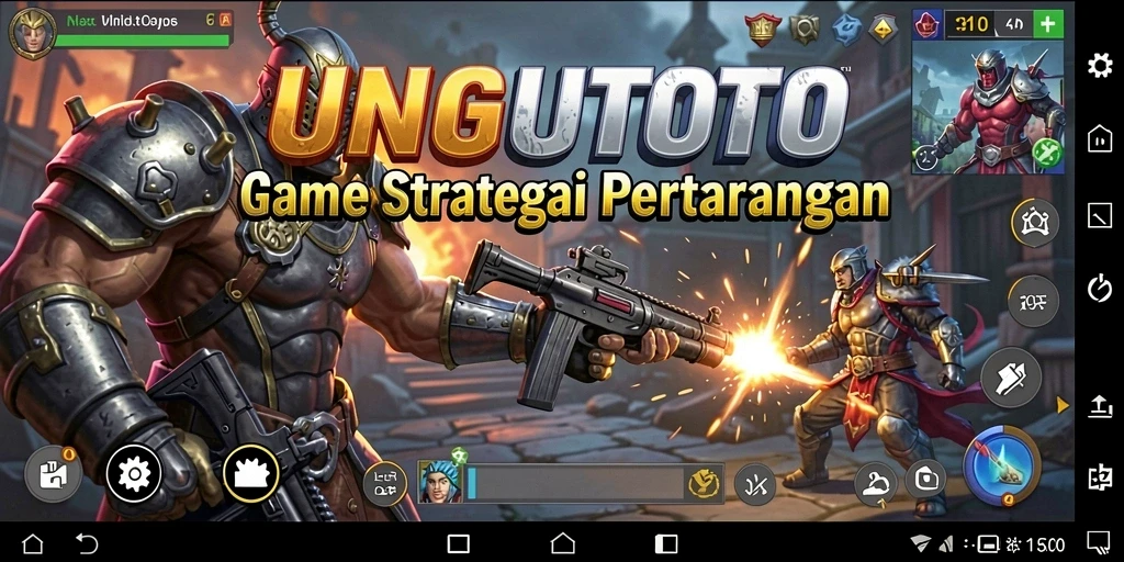 Tampilan gameplay UNGUTOTO yang penuh aksi dan strategi.