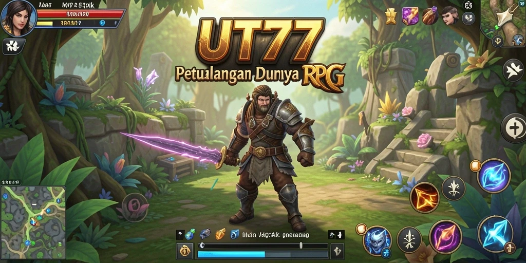 Gambaran gameplay UT77 dengan aksi RPG yang seru.