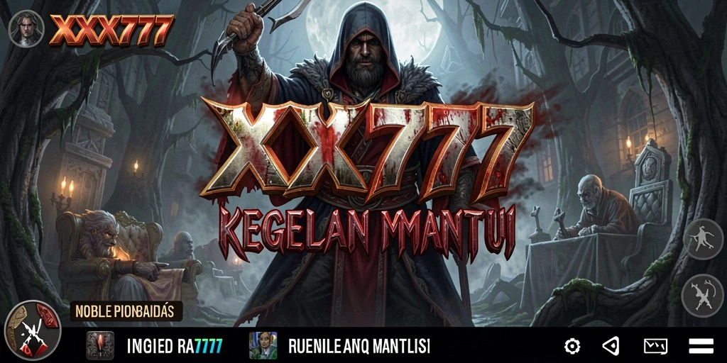 Screenshot yang menampilkan atmosfer mencekam dalam gameplay XXX777.
